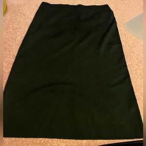 Eileen Fisher Classic Black Pencil Skirt